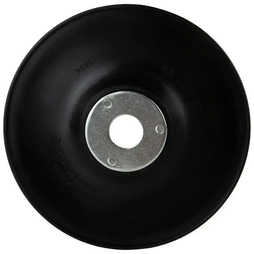 Тарелка опорная / оправка DEBEVER для фибровых кругов на УШМ 125 мм М14 (ребра), жесткая