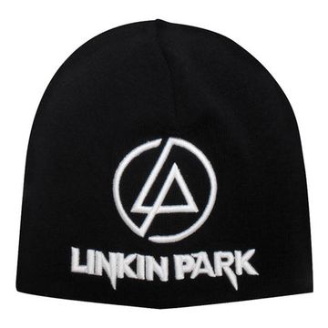 Шапка Linkin Park лого ч/б