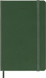 Еженедельник на 2025 год Moleskine Classic (DHK1512WN2) 9х14см твердая обложка зеленый