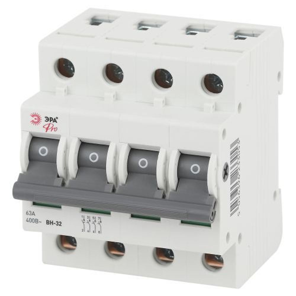 Выключатель нагрузки 4п 63А ВН-32 PRO NO-902-174 ЭРА Б0048889 Выключатель нагрузки 4п 63А ВН-32 PRO NO-902-174 ЭРА Б0048889