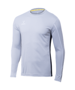 Футболка вратарская CAMP GK Padded LS, серый/черный/белый, детский