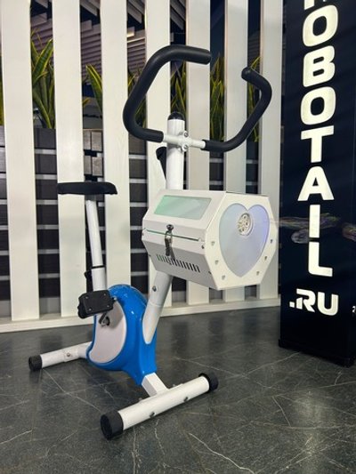 Детский велотренажер с мыльными пузырями