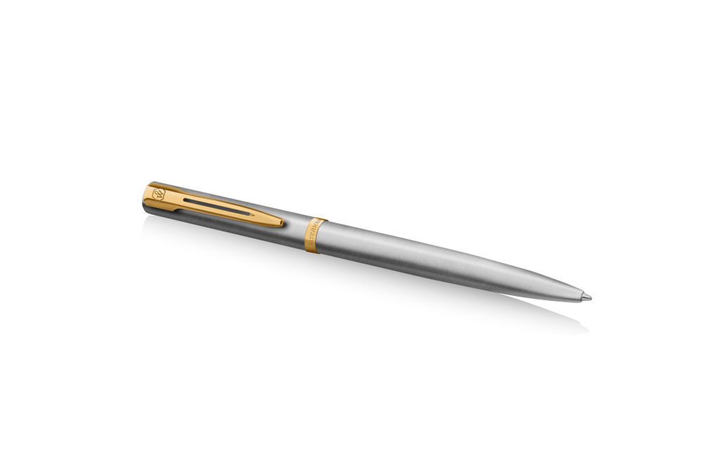 Waterman Impression Stainless Steel GT ручка шариковая, 1,0мм, подарочная упаковка