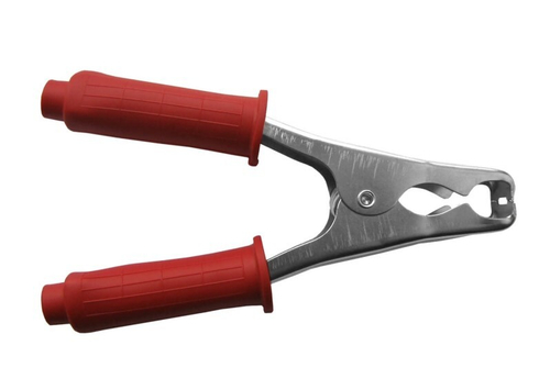 Крокодилы /зажим/ 140 мм (крас., плюс, с изол.) (Вымпел)