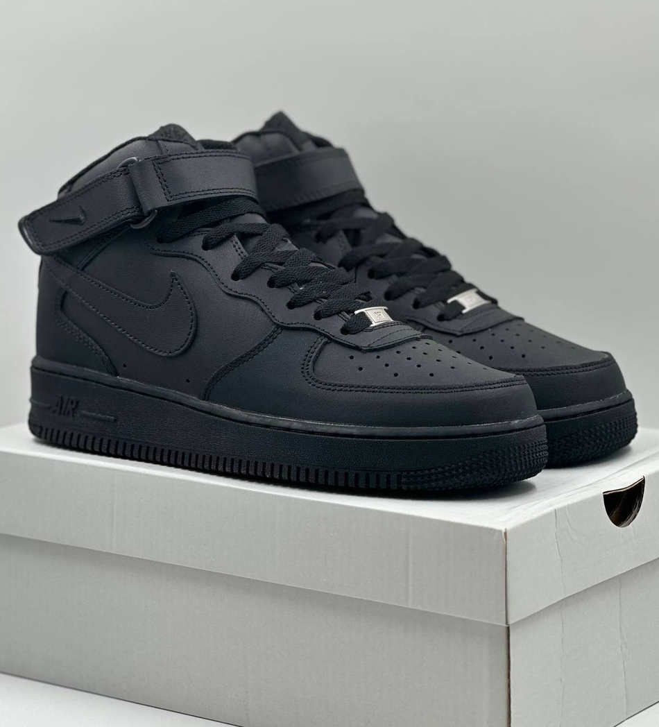 Кроссовки Nike AirForce 1High #N145 (черн.)