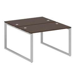 Metal System Рабочая станция на О-образном м/к БО.РАС-СП-2.2 Венге Цаво/Металл Серый 1200*1475*750