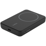 BELKIN 5K MAGNETIC WIRELESS POWER BANK + KICK STAND, BLACK