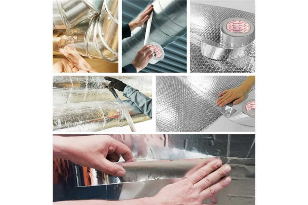 Алюминиевый скотч 50 мм / 10 м