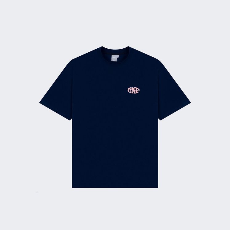 Футболка UNIFORM Heavy Stamp, темно-синий