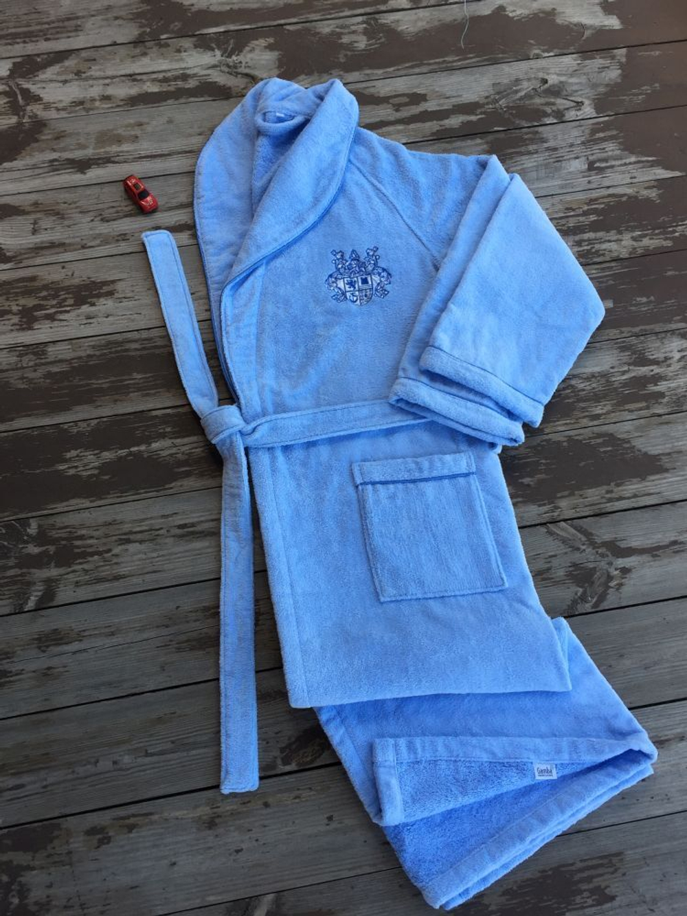 Халат мужской Gamba Gant небесно-голубой