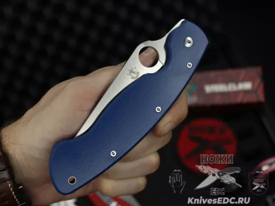 Складной нож Steelclaw Боец-3, синяя рукоять  G10 - сталь D2