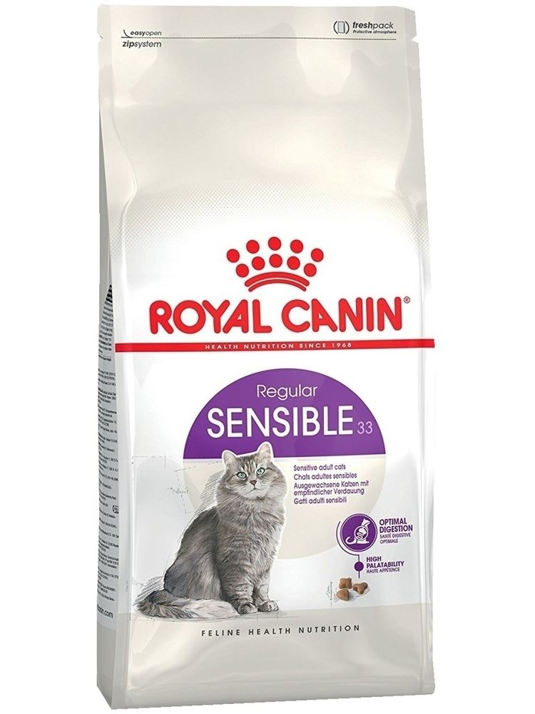 Сухой корм Royal Canin Sensible для кошек с чувствительным пищеварением, 1.2 кг
