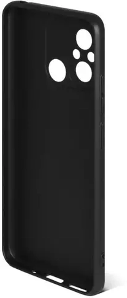Силиконовый чехол для Xiaomi Redmi 12C/Poco C55 DF (black)