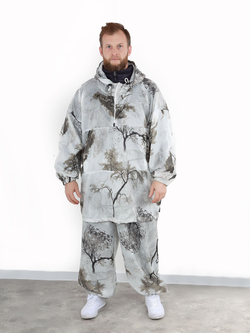 Маскировочный костюм Prival Зима-1, 56-64, деревья