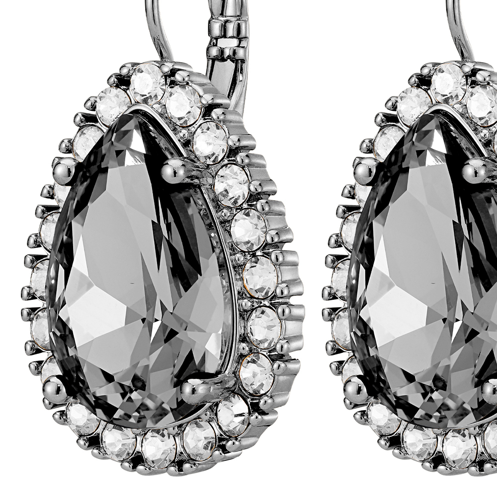 Серьги Dyrberg Kern FIORA SS GREY/CRYSTAL 450078