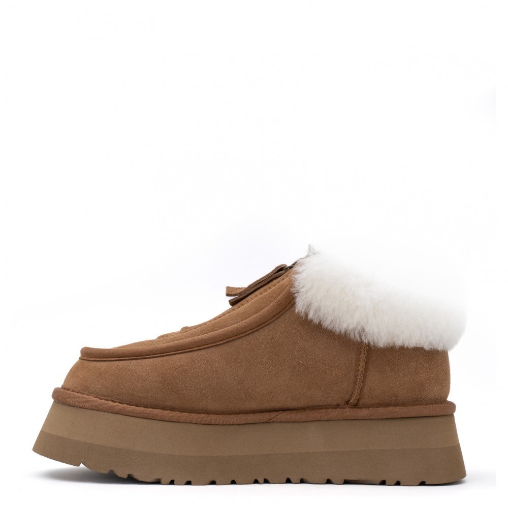 UGG Funkette Platform Boots Chestnut