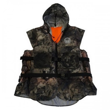 Жилет спасательный "Рыболов" 90-140кг, Камуфляж, Extreal