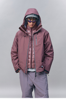 Куртка Nothomme Monterest 3-in-1 Outdoor C6 бордовый
