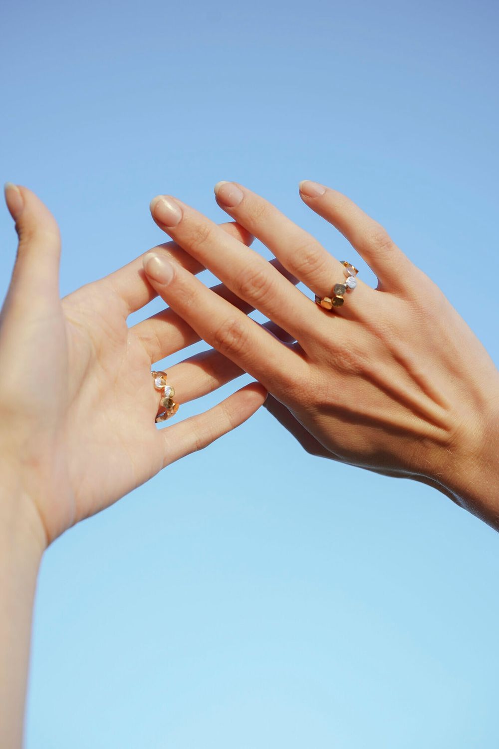 Кольцо Конфетти Макси с золотой линией