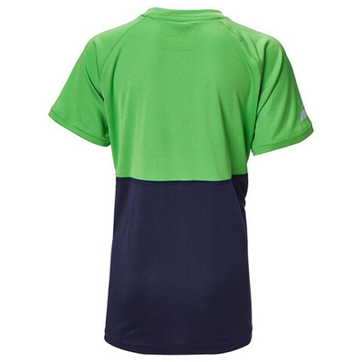 Футболка для мальчика теннисная Babolat Play Crew Neck Tee Boy - peacoat/poison green