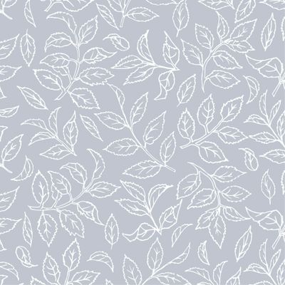 Ветки шиповника белый контур на сером