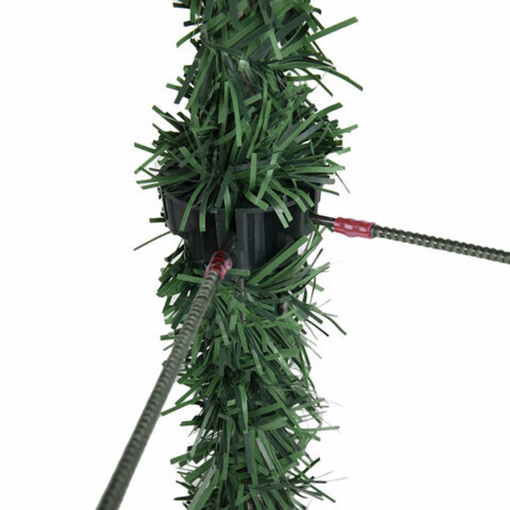 Ель новогодняя искусственная "Пушистая" 120 см, с инеем и шишками, зеленая, ЗОЛОТАЯ СКАЗКА, 592043