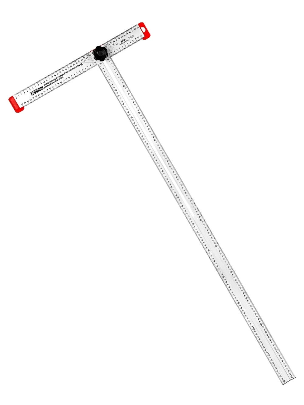 ЛИНЕЙКА Т-ОБРАЗНАЯ VERTEXTOOLS PROFI 120см ПОДВИЖНАЯ, ДЛЯ РАЗМЕТКИ ГКП