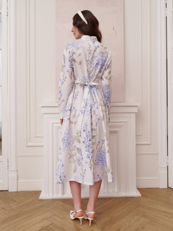 Платье с вшитой манишкой