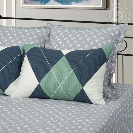 Семейный комплект постельного белья Фишер сатин