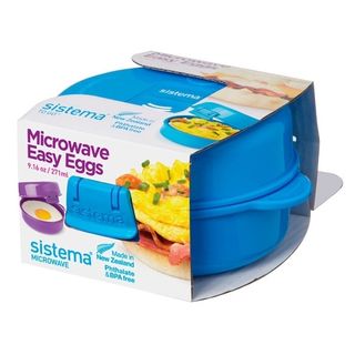 Омлетница-яйцеварка для СВЧ Sistema &quot;Microwave&quot; 271 мл, цвет Голубой