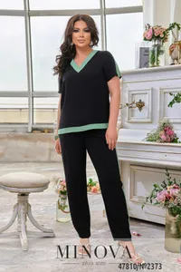 Костюм 2373-черний-мята Minova
