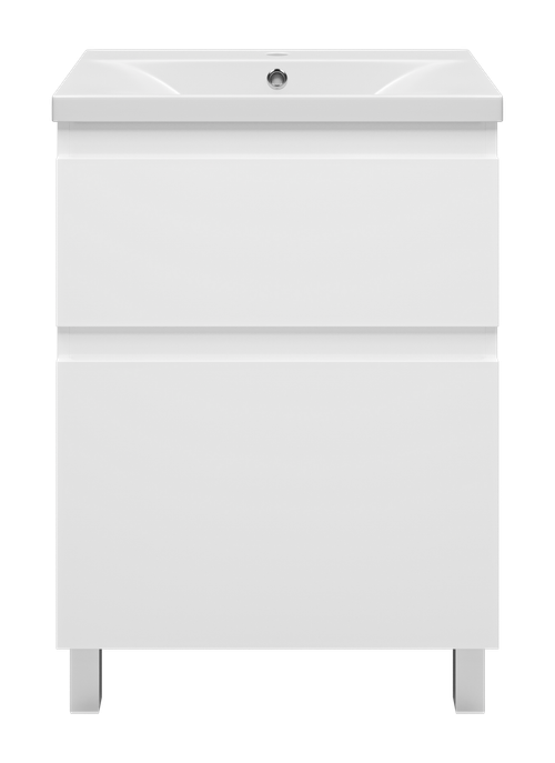 Тумба под раковину Misty Лаки 60 (белая)