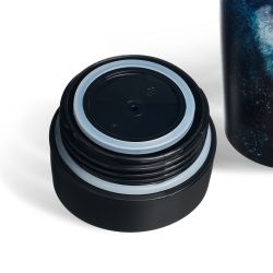 ТЕРМОКРУЖКА AGNESS "ВОЛК" 360МЛ, КОЛБА НЕРЖ.СТАЛЬ 18/10