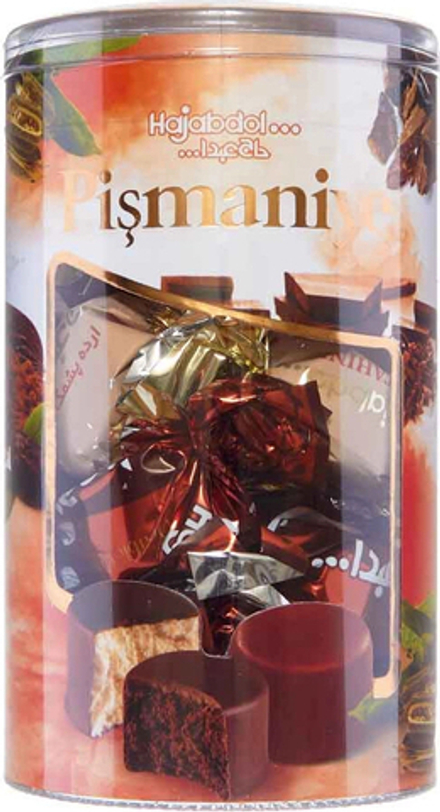 Шоколад Хаджабдуллах Конфеты из Пишмание с Двойным Шоколадом и Кунжутом в тубе / Hajabdollah Candies from Pishmaniye with Double Chocolate and Sesame tuba 200г