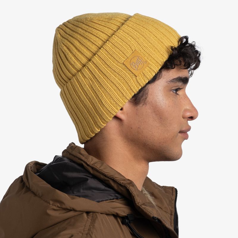 Вязаная шерстяная шапка Buff Hat Wool Knitted Ervin Honey Фото 5