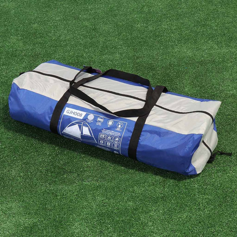 Палатка 4-мест, 240х210х160 см, 1 сл, 1 комн, мос сет, Green Days, GJH008-4