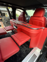 Капитанские сиденья с перегородкой для Cadillac Escalade V Кадилак 2021-2024+ Кресла Сидения VIP