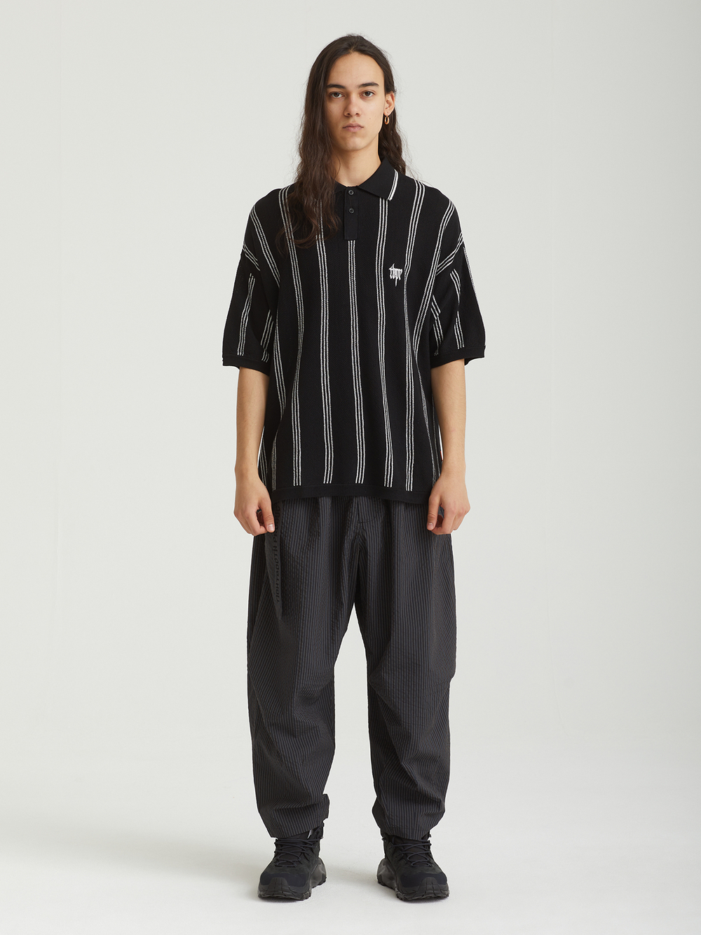 Мужское Поло Stripe Knit