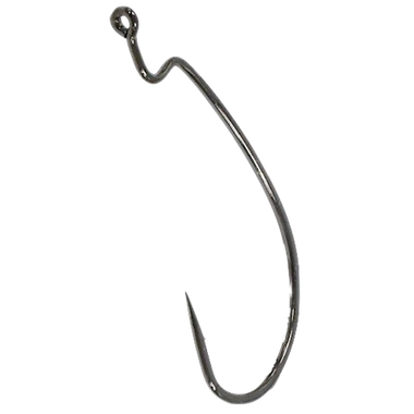 Крючок Офсетный Owner 5109-131 № 3/0 Black Chr. 5шт J-Light Worm 167064