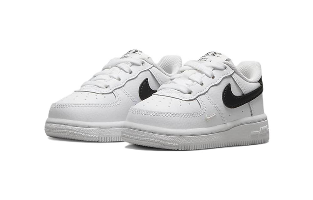 Baby Nike Air Force 1 SE casual non-slip wear-resistant lightweight low-top sneakers white