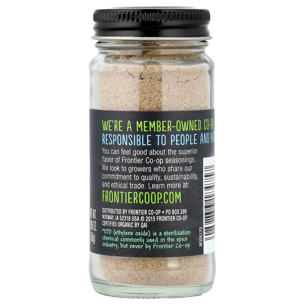 Frontier Co-op, Семена органического кардамона, молотые, 58 г (2,08 унции)