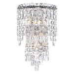 5074/3W HALL ODL24 529 хром/прозрачный/металл/хрусталь Бра E14 3*40W ROLTA