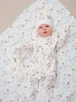 Конверт на выписку весна c костюмом