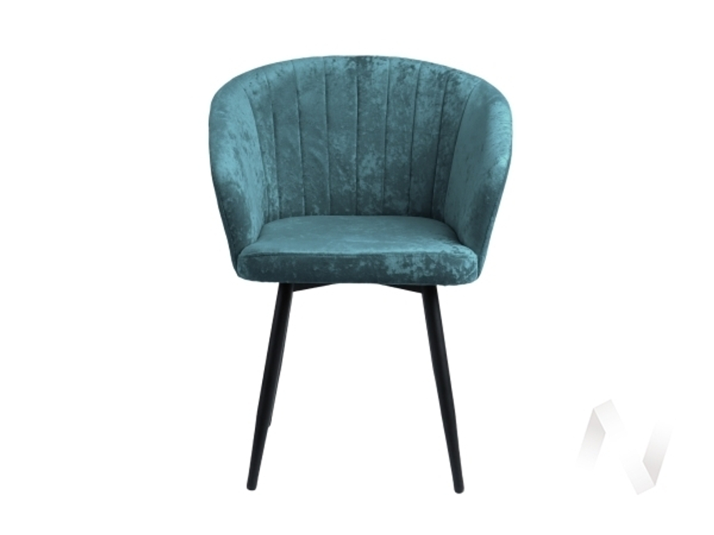 Стул Верона (опора черный/краш виридиан 22 (серо-бирюзовый)