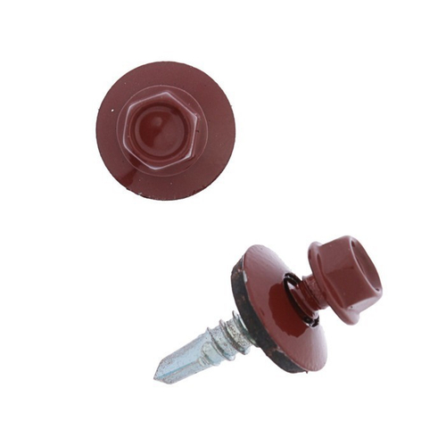 Саморез кровельный 5,5*19 RAL3009