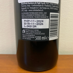 Оливковое масло BARBERA CORATINA Extra Virgin 100% Italiano, 500 мл Италия