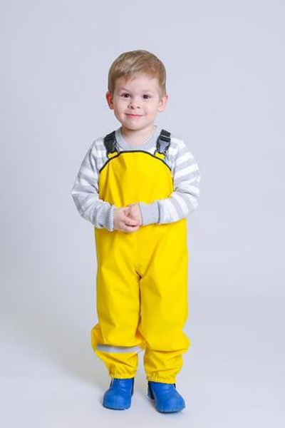 Полукомбинезон непромокайка р.116 жёлтый (Smail)