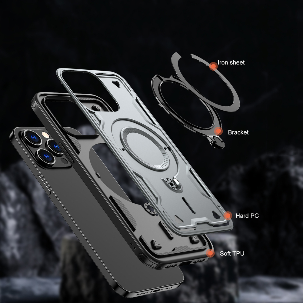 Чехол Magneto Case с кольцом для iPhone 14 Pro Max