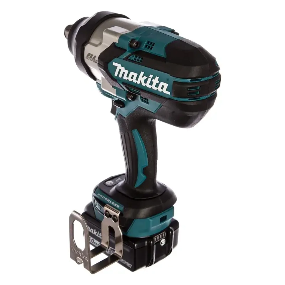 Makita DTW1001RTJ аккумуляторный ударный гайковерт (2 x 5 Ач, ЗУ)