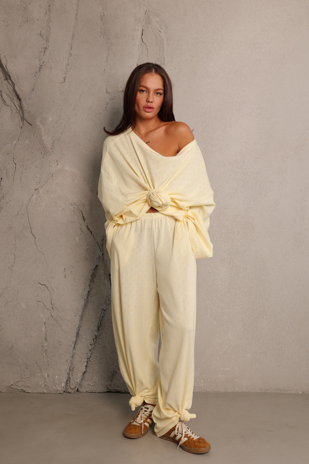 Лонгслив OVER из трикотажа